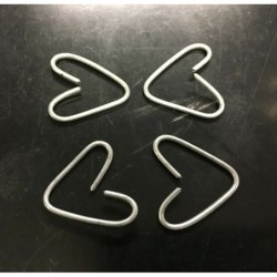 4 Clip Ganci per Fissaggio Molle Esterne Sedile Anteriore per FIAT 500 F L G R