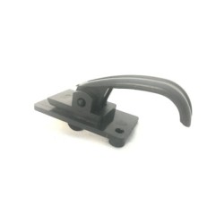 Leva Maniglia Apri porta Interna in Plastica Nera per Fiat 126