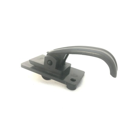 Leva Maniglia Apri porta Interna in Plastica Nera per Fiat 126