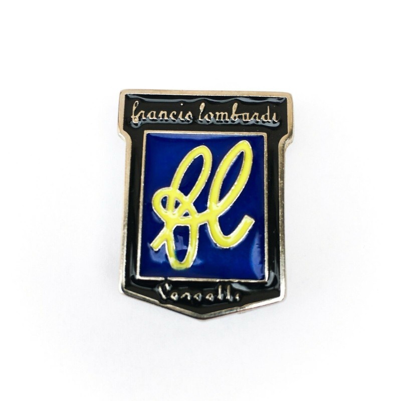 Stemma Fregio in Metallo Smaltato Logo Francis Lombardi FIAT 500 F L R