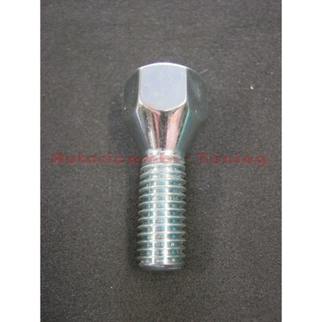 16x  Vite Conica in Acciaio Fissaggio Ruota in Lega FIAT 500 F L R