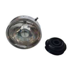 Faro Proiettore tipo CARELLO per FIAT 500 F L R con Luce di Posizione e Cornice
