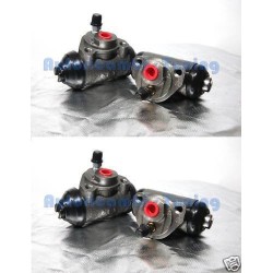 4 Cilindretti Freno Anteriori e Posteriori per FIAT 500 F L