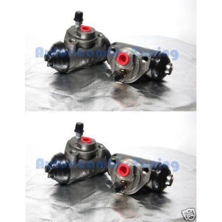 4 Cilindretti Freno Anteriori e Posteriori per FIAT 500 F L