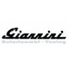 STICKER ADESIVO NERO SCRITTA " GIANNINI " per FIAT 500 F L R 126 36 cm