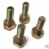 4 Viti Bulloni Conici Fissaggio Ruota FIAT 500 R 126 10X1,5