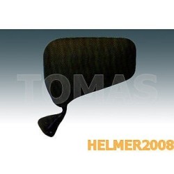 Specchietto Sinistro Nero in Plastica con Fissaggio a Vite per  FIAT 500 126 124 127