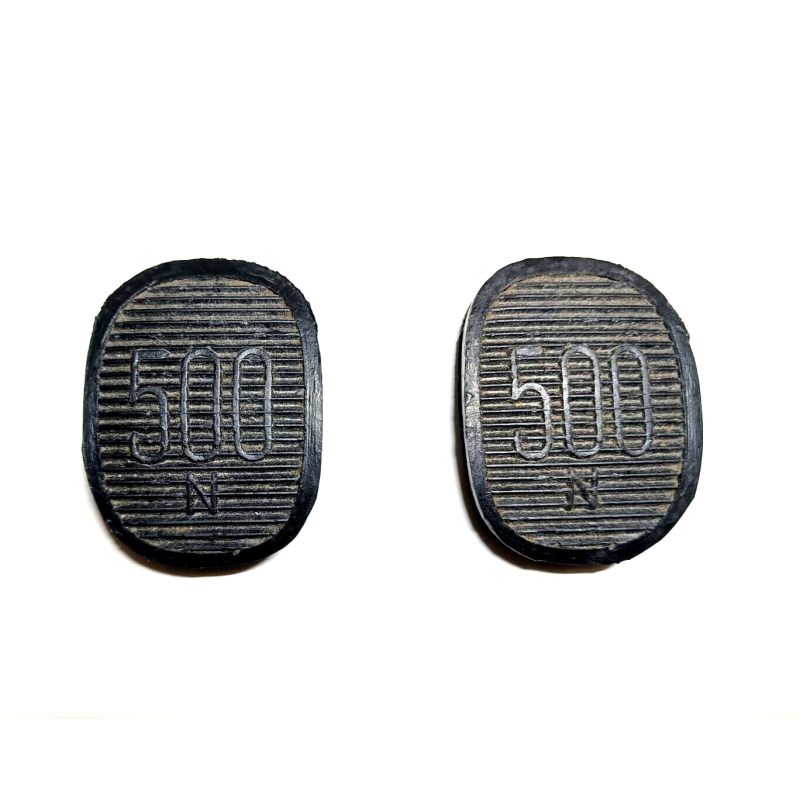 2 Gommini Copri Pedali Freno Frizione per FIAT 500 N