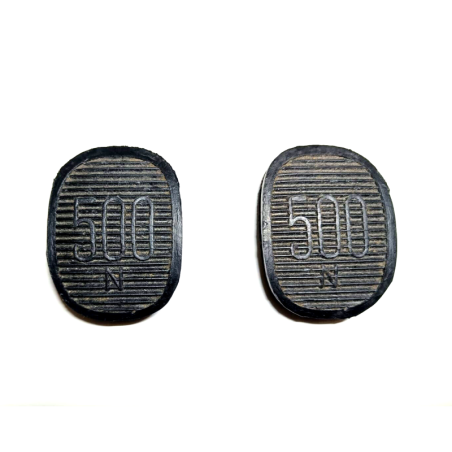 2 Gommini Copri Pedali Freno Frizione per FIAT 500 N