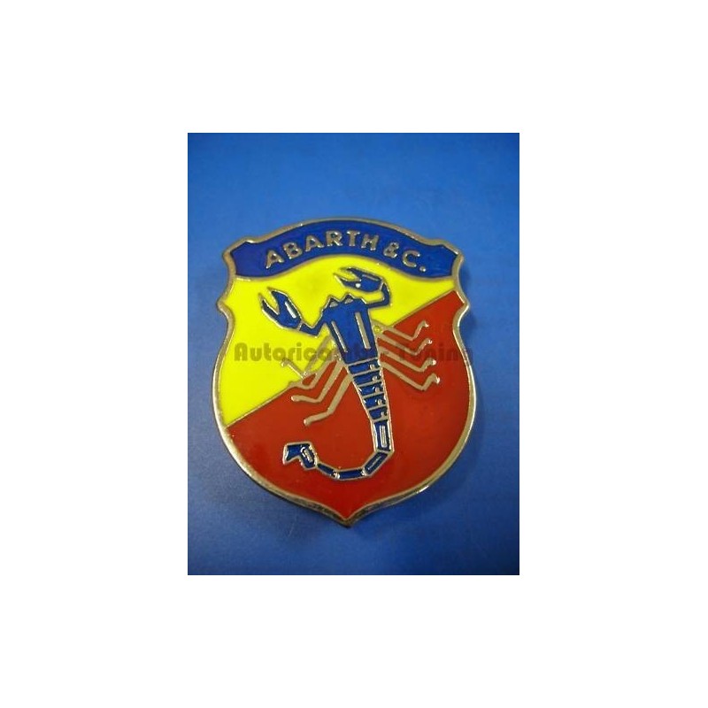 Fregio Scudo Abarth in Metallo 49x40 per FIAT 500 AUTO EPOCA