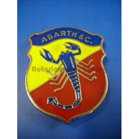 Fregio Scudo Abarth in Metallo 49x40 per FIAT 500 AUTO EPOCA