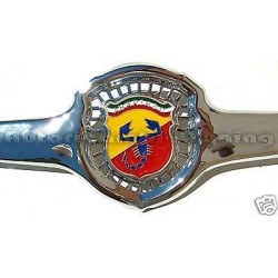 Mascherina Forata ABARTH FIAT 500 F L R in Acciaio Cromato + guarnizione