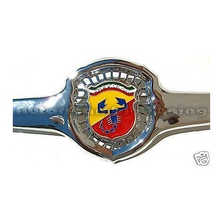 Mascherina Forata ABARTH FIAT 500 F L R in Acciaio Cromato + guarnizione