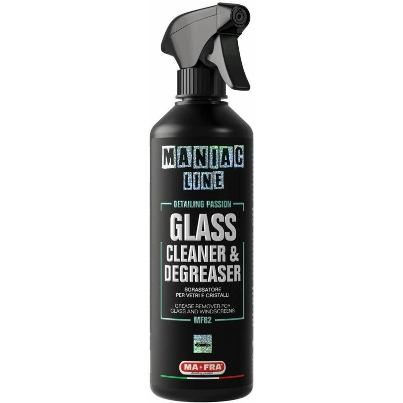 Glass Cleaner & Degreaser Sgrassatore Pulitore Vetri e Cristalli - MAFRA MANIAC LINE