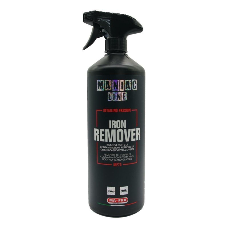 Iron Remover Decontaminante per Cerchi Carrozzeria Vetri Ferrosi - MAFRA MANIAC LINE