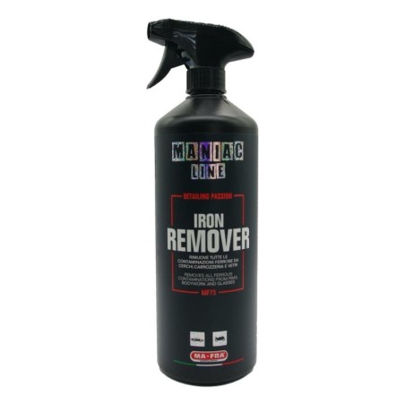 Iron Remover Decontaminante per Cerchi Carrozzeria Vetri Ferrosi - MAFRA MANIAC LINE