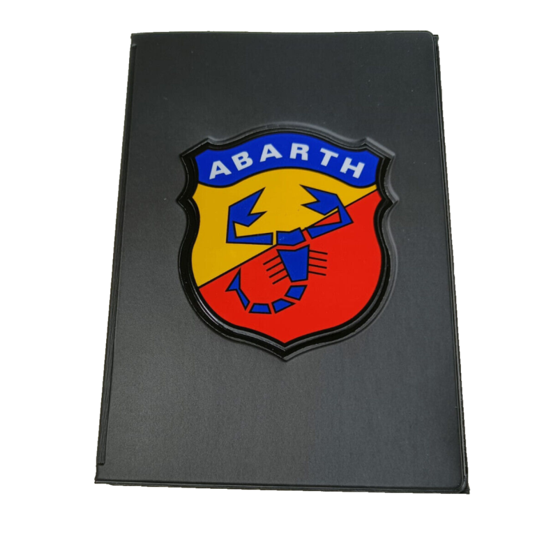 Porta Documenti Abarth 3 Ante per FIAT 500 126 127 600 e Grande Punto