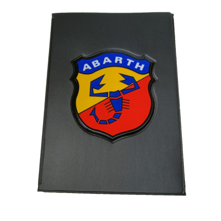 Porta Documenti Abarth 3 Ante per FIAT 500 126 127 600 e Grande Punto