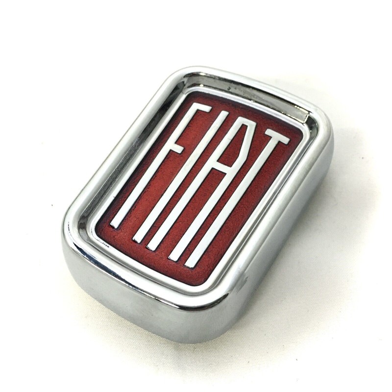 Fregio Stemma Anteriore in Metallo Cromato per FIAT 500 L Epoca