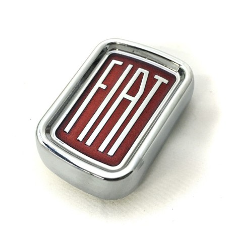 Fregio Stemma Anteriore in Metallo Cromato per FIAT 500 L Epoca