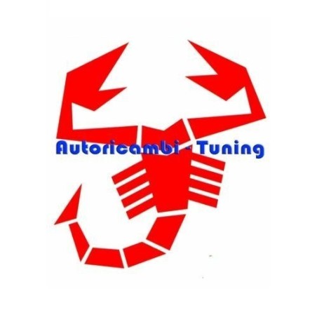 Adesivo Scorpione Rosso per Esterno FIAT 500 ABARTH 8,5 x 9 cm