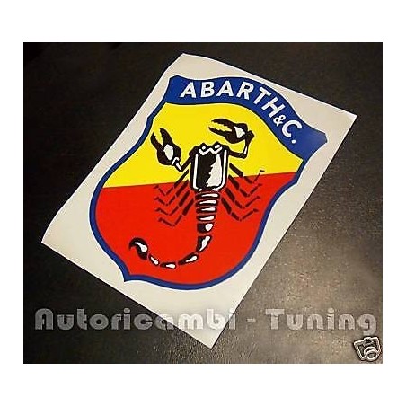 Sticker Adesivo Decalcomania Logo Stemma ABARTH Scorpione 35 x 45 mm