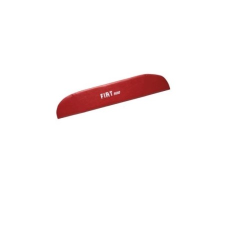 Pannello Mensola Lunotto Posteriore Rosso con Scritta Bianca FIAT 500