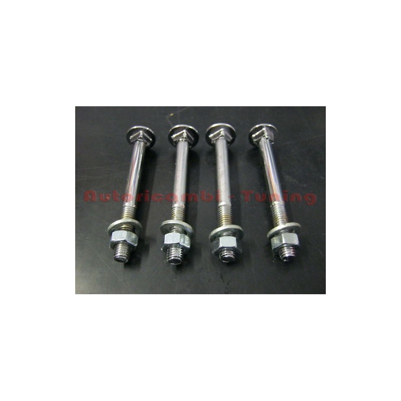 4 Viti Cromate Paraurti Anteriore + Posteriore per FIAT 500 F R