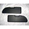 Coppia Pantine Alette Parasole per FIAT 500 F L R  - Colore Nero