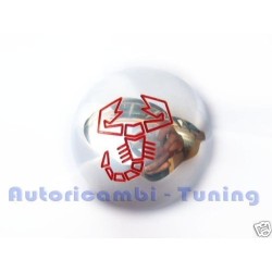 Pomello Cambio in Alluminio con Scorpione ABARTH per FIAT 500 - 126