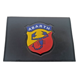 Busta Porta Documenti con Logo ABARTH per FIAT 500 600 e GRANDE PUNTO