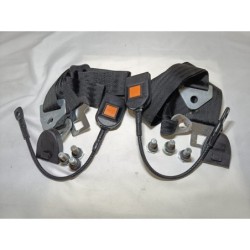 Cinture di Sicurezza Statiche Nere per Auto Epoca GIULIA-850-124-131-FULVIA-R4-