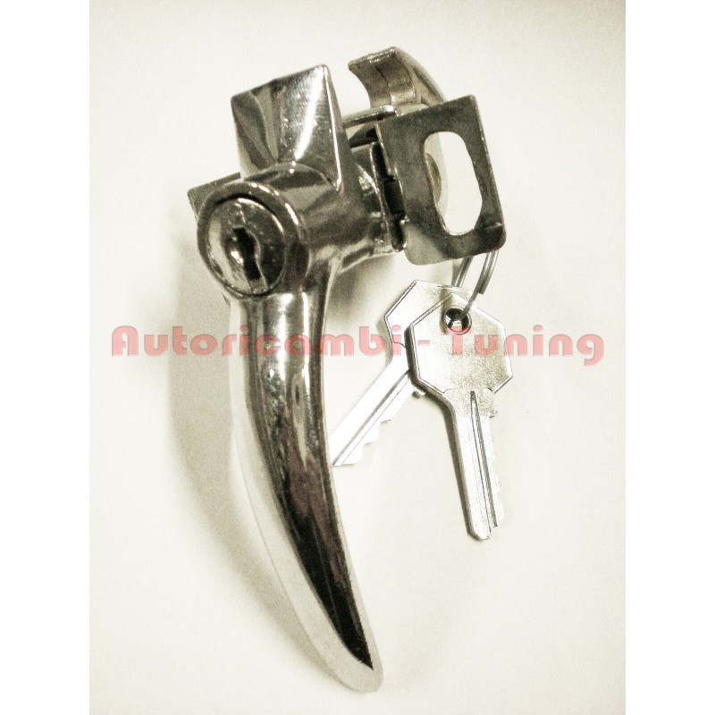 Serratura a Beccuccio Cromata Chiusura Cofano Posteriore per FIAT 500 D F L R