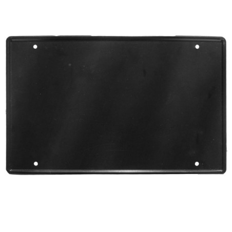 Portatarga Posteriore Acciaio Nero Provincia Arancione dal 1976 al 1985 SOPRASOTTO PT8