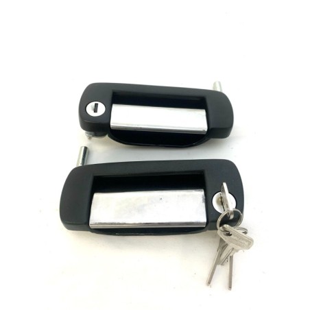 Coppia Maniglie Esterne Cromate per FIAT 126 Qualita' Ottima