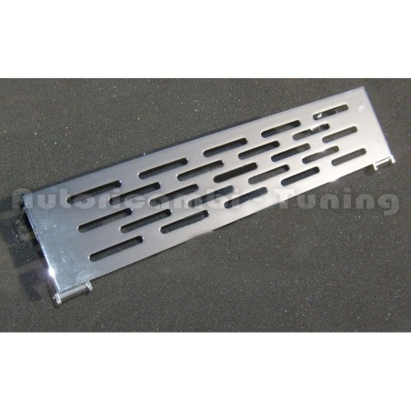 Griglia Alzacofano Alza Cofano Acciaio Cromato FIAT 500 F L R Asole Orizzontali