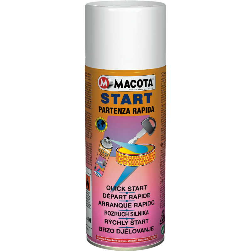 Bomboletta MACOTA START SPRAY Avviamento Rapido per Partenza Immediata Benzina Diesel - 400ML