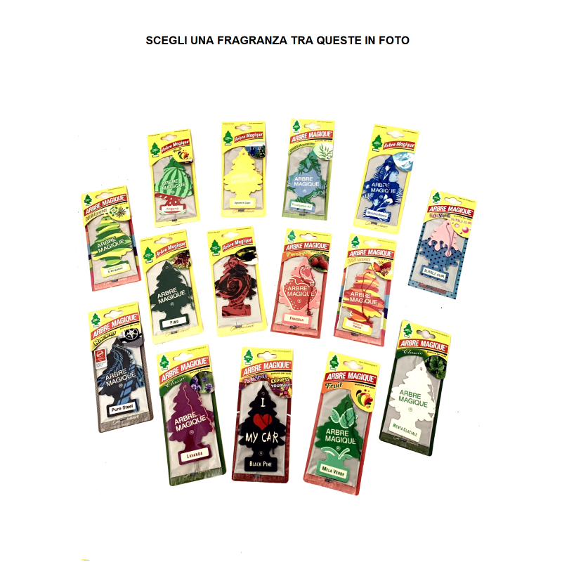 1 Alberello Arbre Magique a Scelta Profumo Profumatore Fragranza Auto