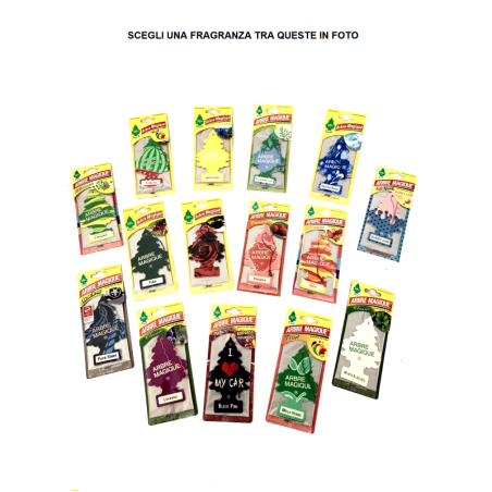 1 Alberello Arbre Magique a Scelta Profumo Profumatore Fragranza Auto