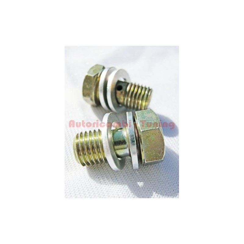 N°2 Vite Raccordo Cilindretto Freni per FIAT 500 e FIAT 126