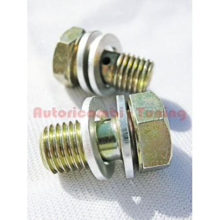 N°2 Vite Raccordo Cilindretto Freni per FIAT 500 e FIAT 126