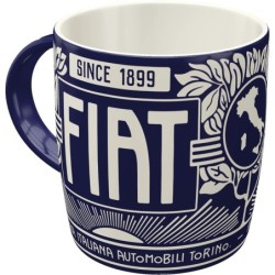 Tazza da Colazione Latte Caffe Te Modello Fiat 500 Since 1899 Classic Vintage