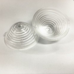 Coppia plastiche trasparenti per fanali anteriori FIAT 500 N D FIAT 600 EPOCA