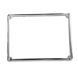 Cornice Targa Posteriore in Acciaio Inox per FIAT 500 126 e AUTO EPOCA dal 1951 al 1976