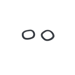 Coppia Rondelle Elastiche Ondulate per Tirante Leva Marce per FIAT 500 126