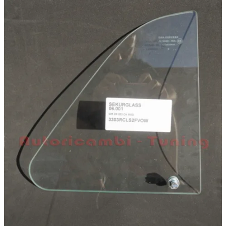 Vetro Deflettore Destro DX Bianco con Perno per FIAT 500 F L R G Epoca