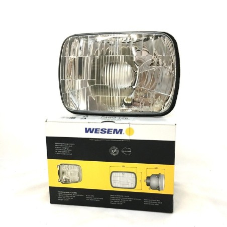 Faro Proiettore con Luce di Posizione FIAT 126 - 127 - 128 Attacco Lampada H4