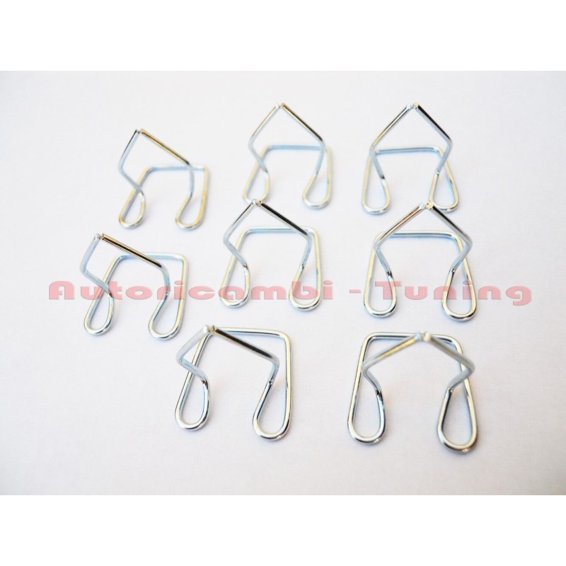 10x Molla in Ferro per Fissaggio Sottoporta per FIAT 500 F L R