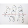 10x Molla in Ferro per Fissaggio Sottoporta per FIAT 500 F L R