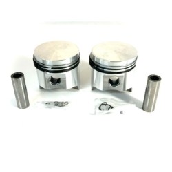 Coppia Pistoni Maggiorati Completi +4/10 per FIAT 500-126 650cc Ø 77,4 mm